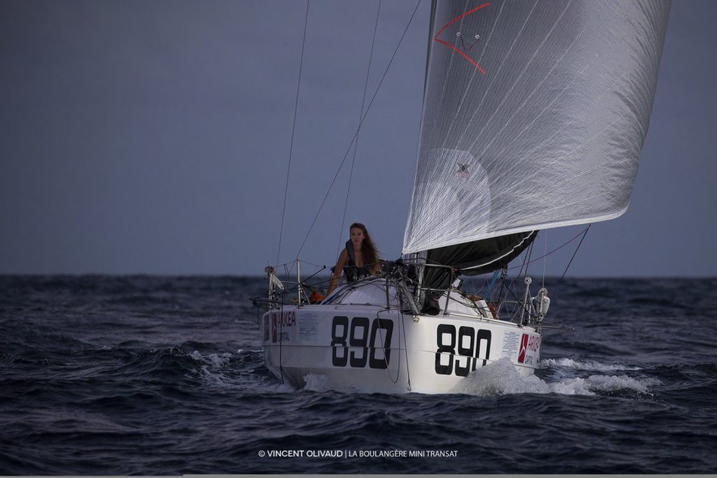 Enora Ferezou Mini-Transat - Arrivée étape 2 Guadeloupe