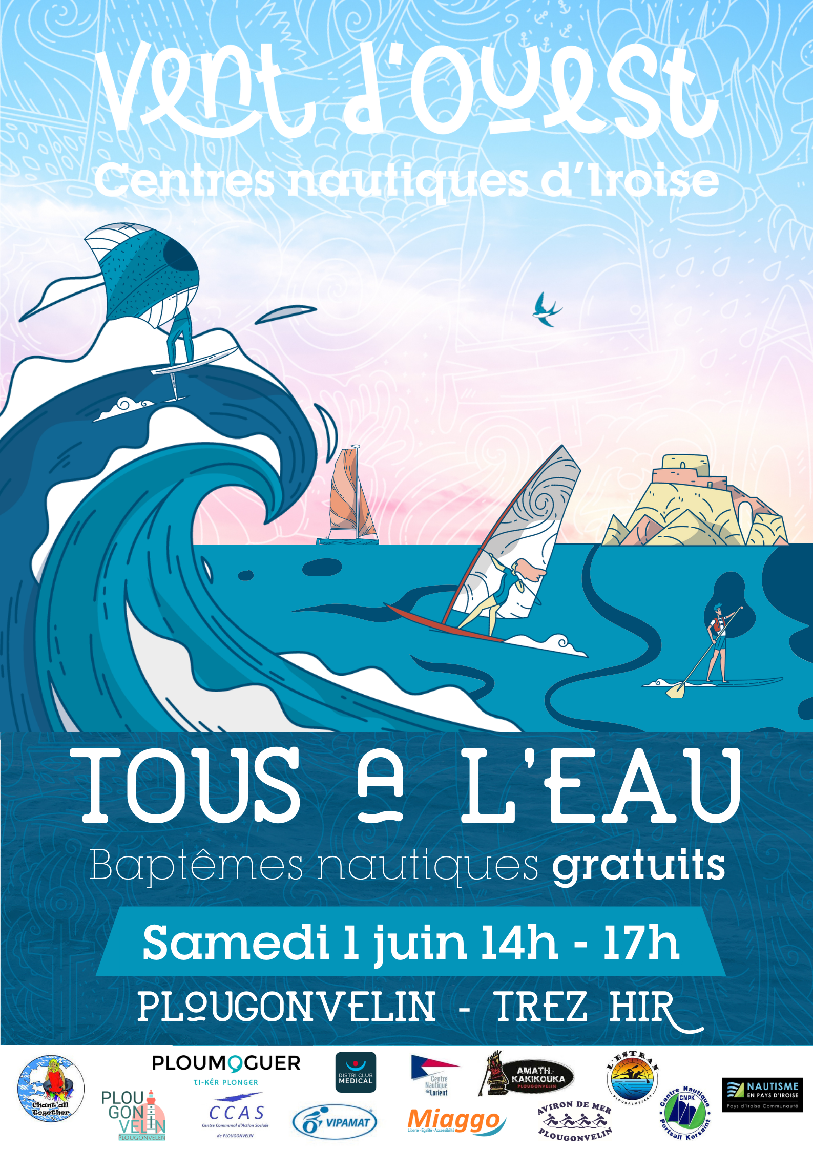 affiche tous à l'eau 2024