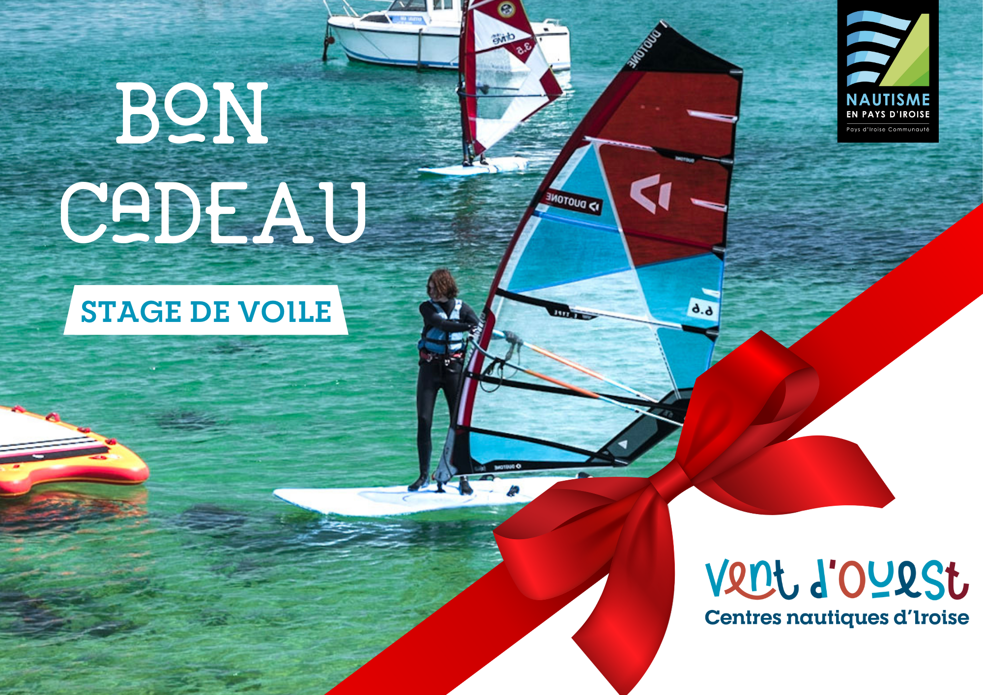 Bon Cadeau Stage Voile Centres nautiques d'Iroise Vent d'Ouest 