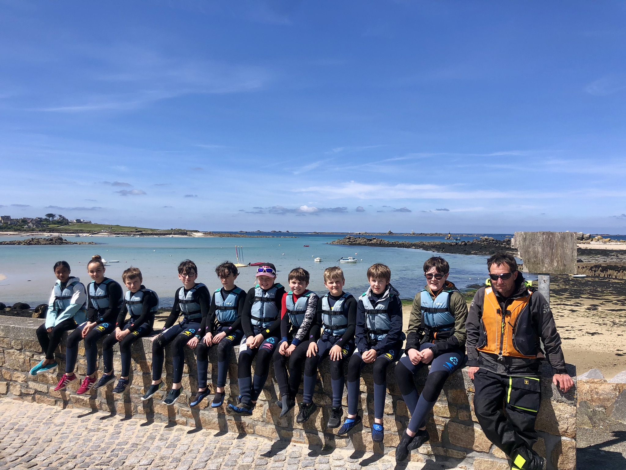 Centre nautique Ploudalmézeau Portsall Vent Ouest Stage printemps 